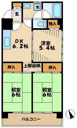 モリマンションの物件間取画像